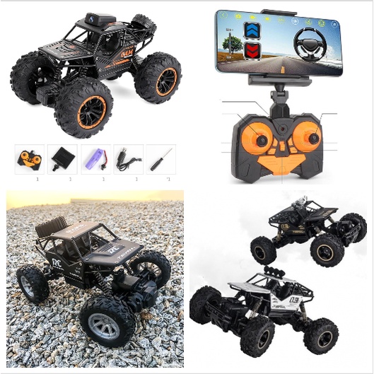 XE ĐIỀU KHIỂN VƯỢT ĐỊA HÌNH ROCK 1:16 - 1:18 - CLIM BING CÓ CAMERA