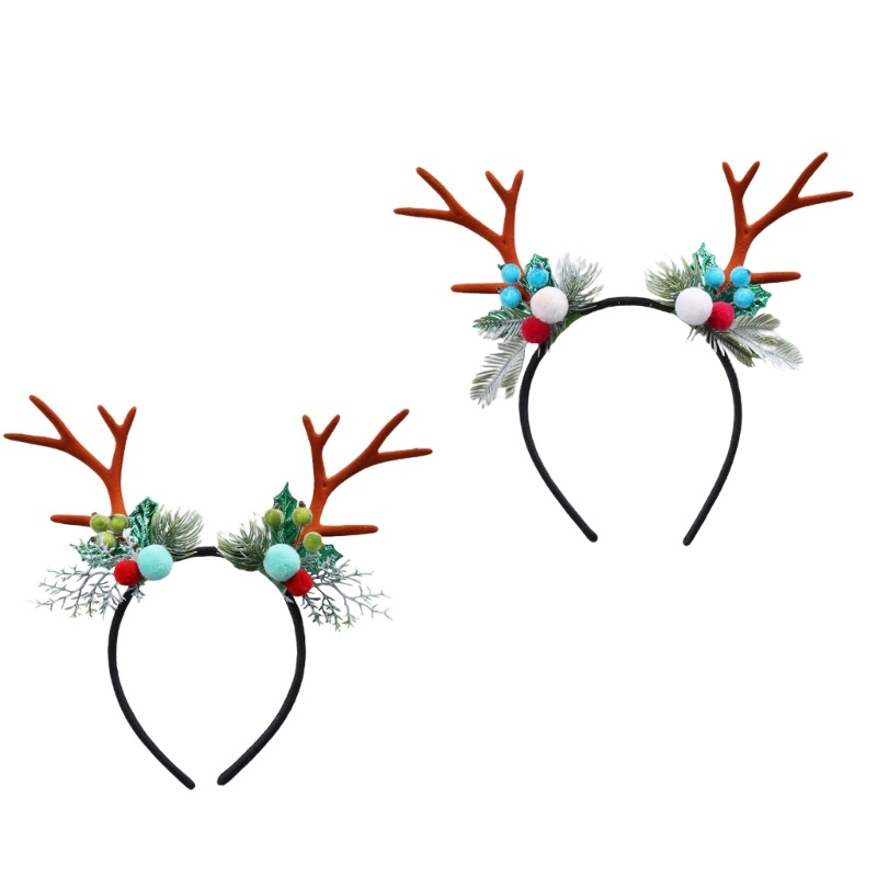 Băng Đô Cài Tóc Hình Sừng Tuần Lộc Dễ Thương