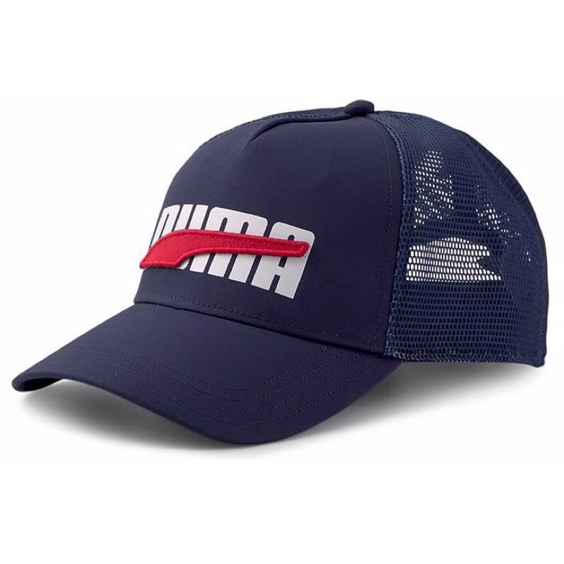 Nón lưỡi trai Puma Trucker Cap - Peacoat. Xanh Navy hàng chính hãng