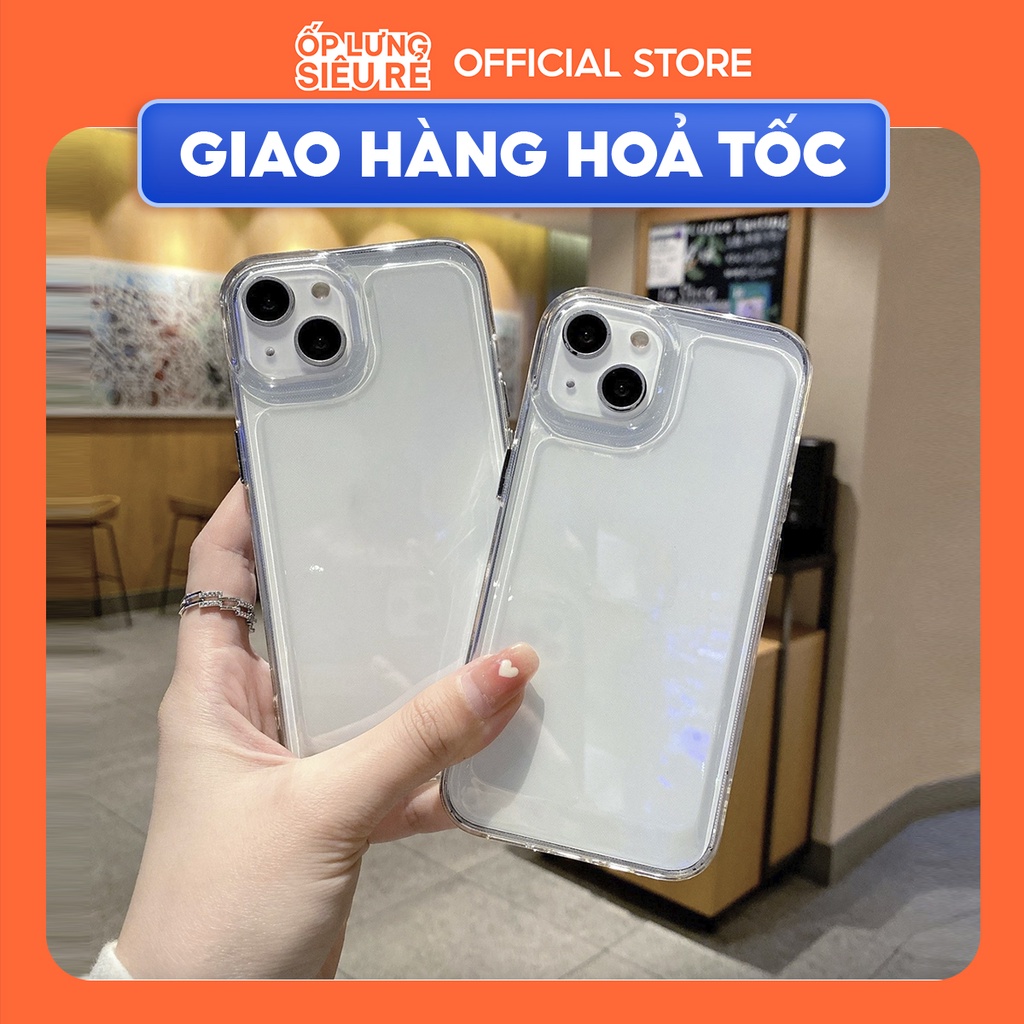 Ốp Iphone Space Trong Suốt, Chống Ố,Cạnh Vuông 7plus/8plus/x/xsmax/11/11pro,11promax/12/12pro12promax/13/14/14 pro max