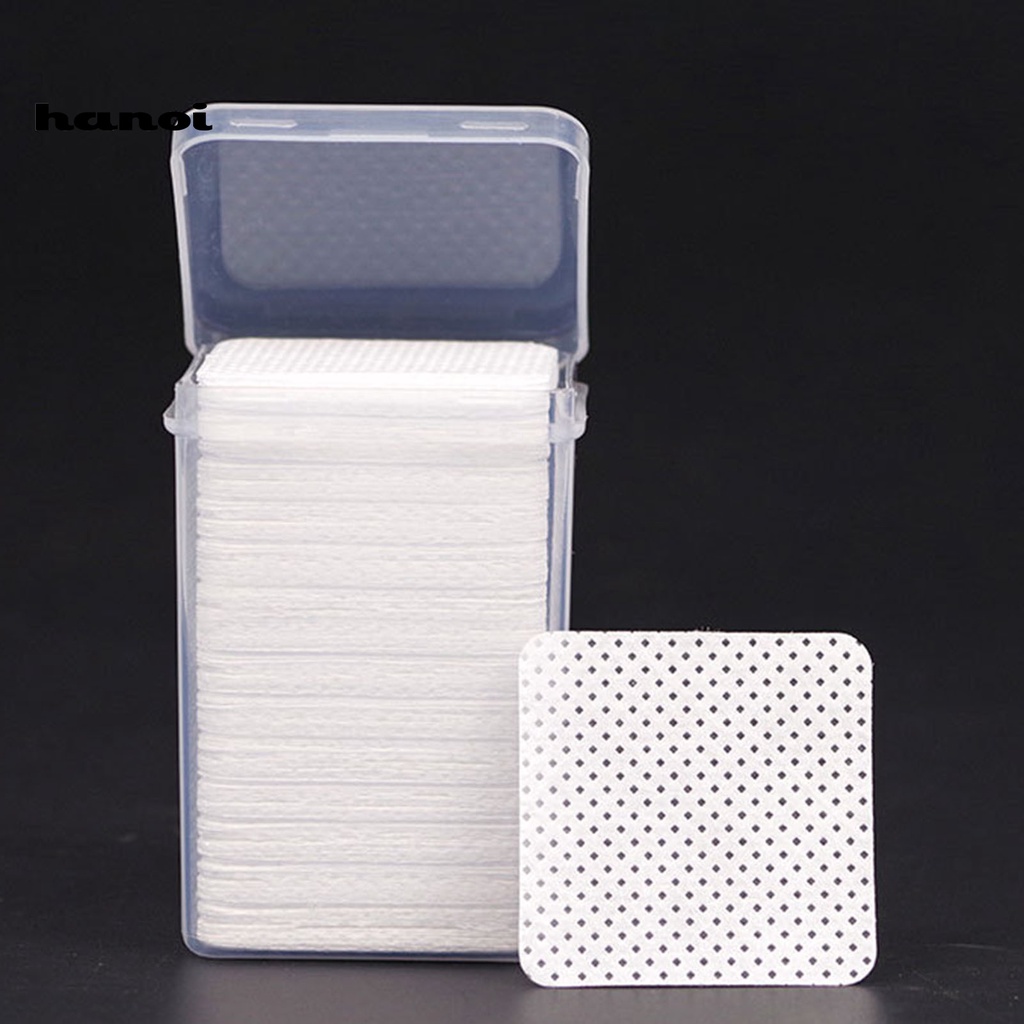 Hộp 200 Miếng Bông Tẩy Trang Bằng Vải Không Dệt Mềm Mại Linh Hoạt Cho Nữ