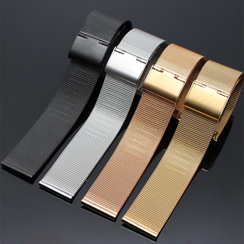 Ốp Dây Đeo Đồng Hồ Bằng Thép Không Gỉ Dạng Lưới Dành Cho Samsung Galaxy Watch 4 5 44mm 40mm 4 Classic 42mm 46mm