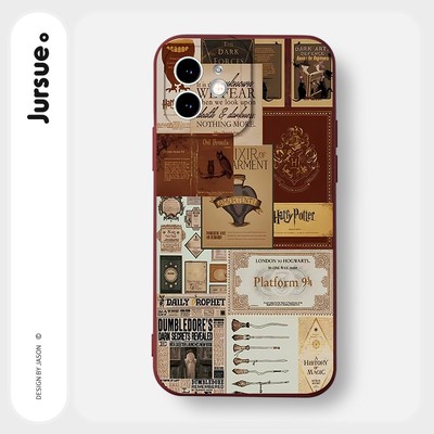Ốp lưng JURSUE mềm hình độc lạ ngầu màu đỏ Cho iPhone 17 16 15 14 13 12 11 Pro Max SE 2020 X XR XS ip 8 7 Plus Y2444