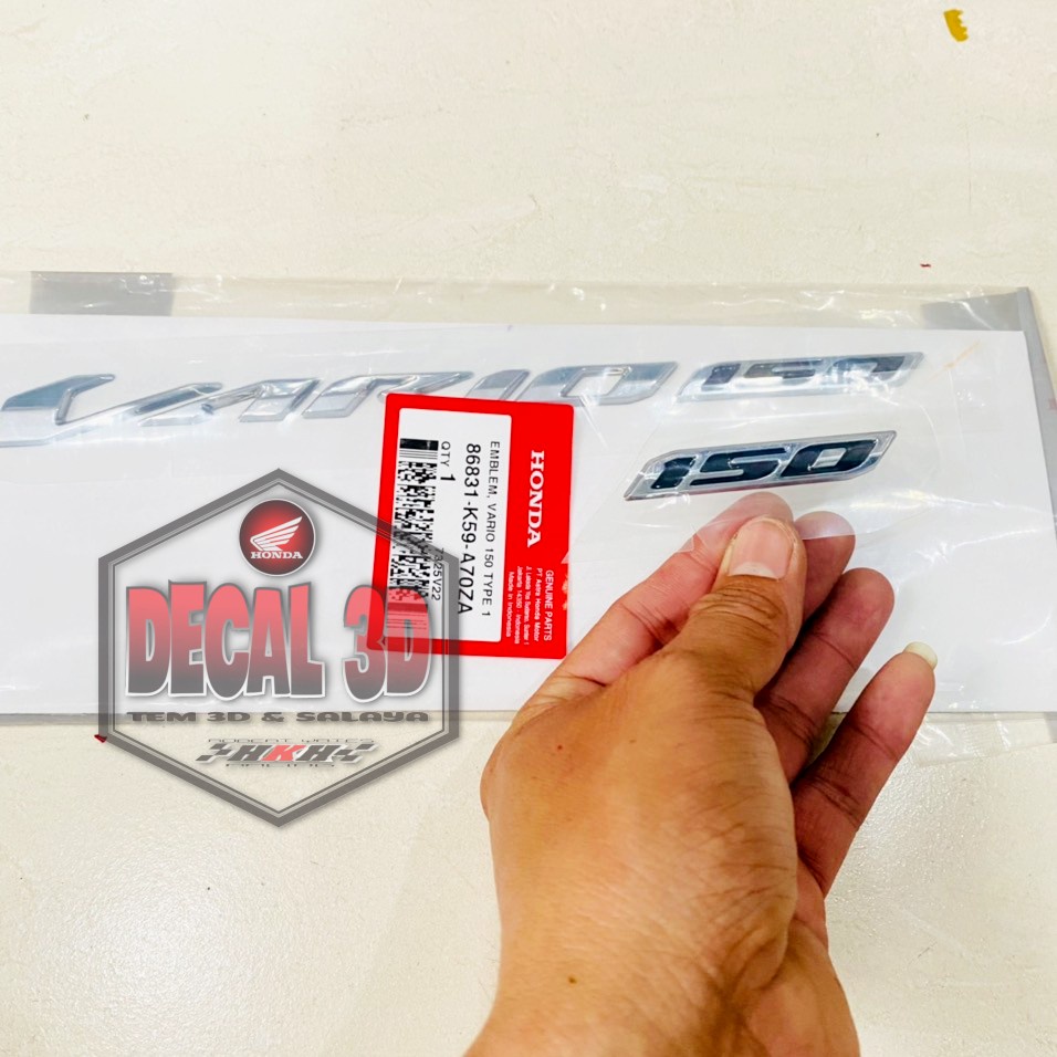 Tem số 150 cho vario 125 2018 2019 hàng zin theo xe