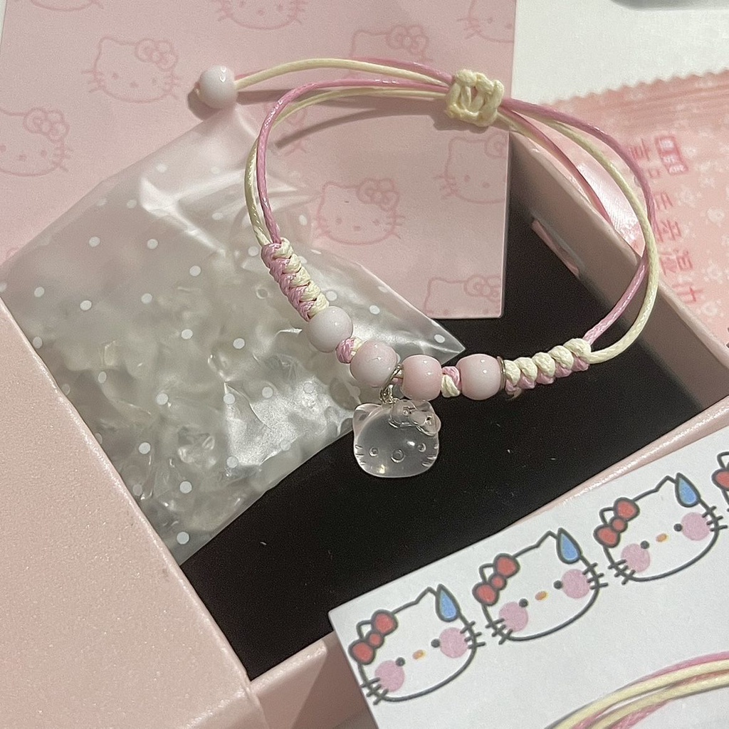 Vòng Tay Hoạt Hình Hello Kitty Dễ Thương Cho Bạn Gái
