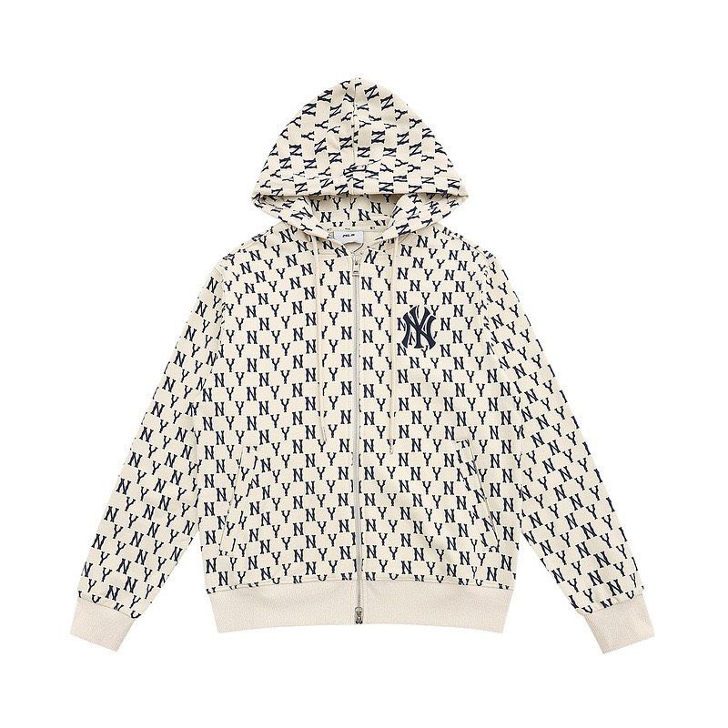 Hoodie Zip MLB MonogramVải cotton 100%