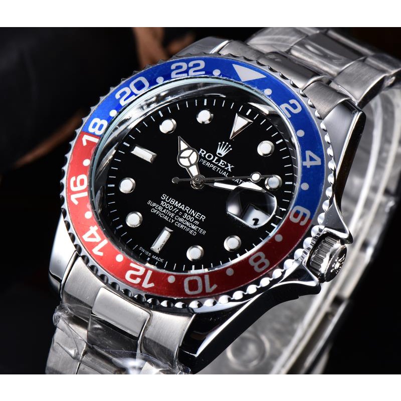 Đồng Hồ Rolex Dây Thép Trơn Chống Thấm Nước Chất Lượng Cao Cho Nam