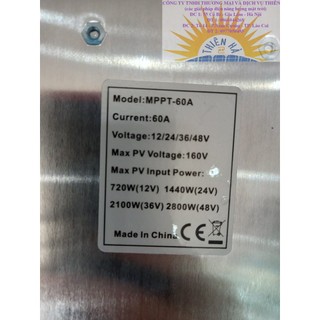 Bộ điều khiển sạc MPPT-60A