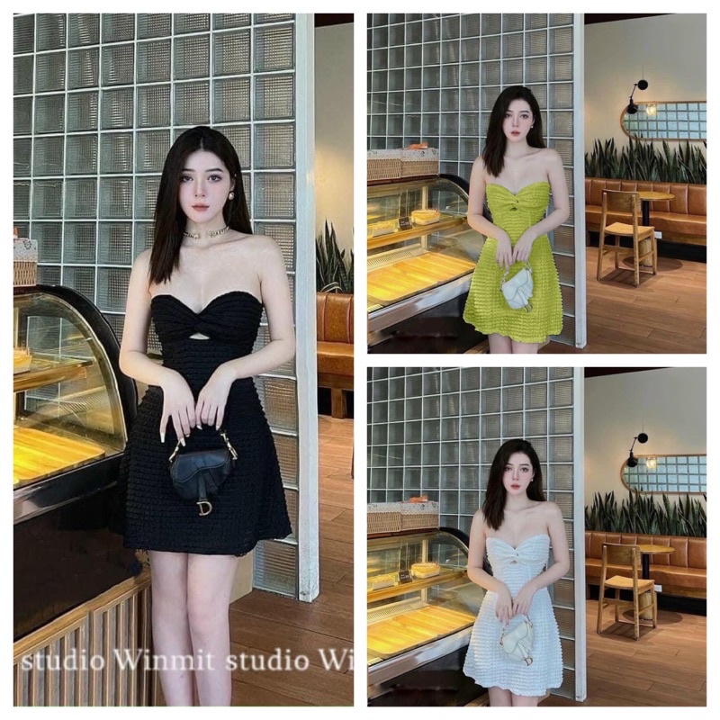 ĐẦM XỐP REN NỔI HAI DÂY TKQC CÚP NGỰC SEXY DÁNG A KHOÁ KÉO SAU LƯNG, CHẤT ĐẸP L1 CHUẨN HÌNH MẪU MẶC.