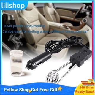 ⚡Hàng HOT⚡Lilishop Thiết bị hâm nóng đồ uống cho xe hơi mini 12v / 24v tiện dụng cắm trại Sục điện  dây trở nấu nước sôi trên ô tô siêu tiết kiệm thời gian Dây Điện Trở Đun Sôi Nước Lò Xo Trên Ô TÔ