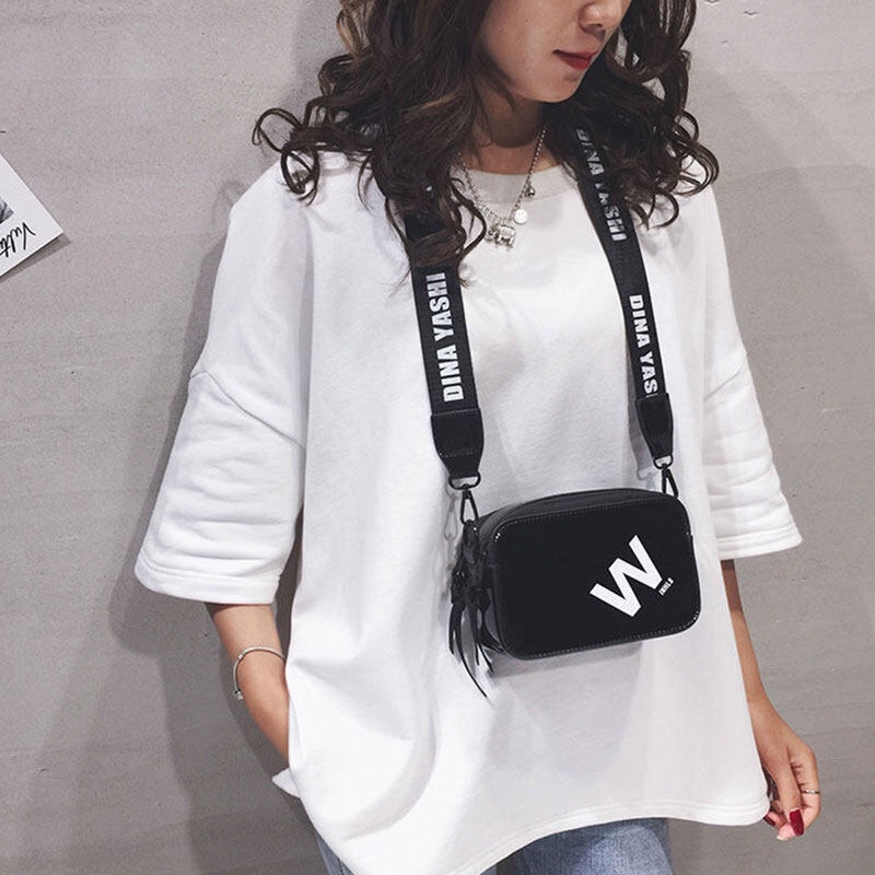 Túi Da Bóng Đeo Chéo Phong Cách Hàn Quốc Thời Trang Cho Nữ