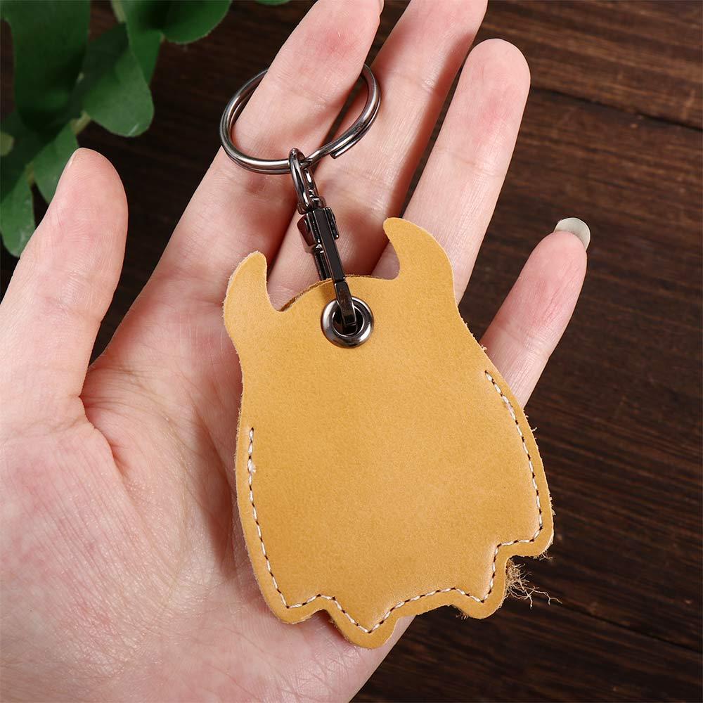 REBUY1 Giá Đỡ Chìa Khóa / Thẻ Truy Cập Bằng Da PU Hình Giọt Nước