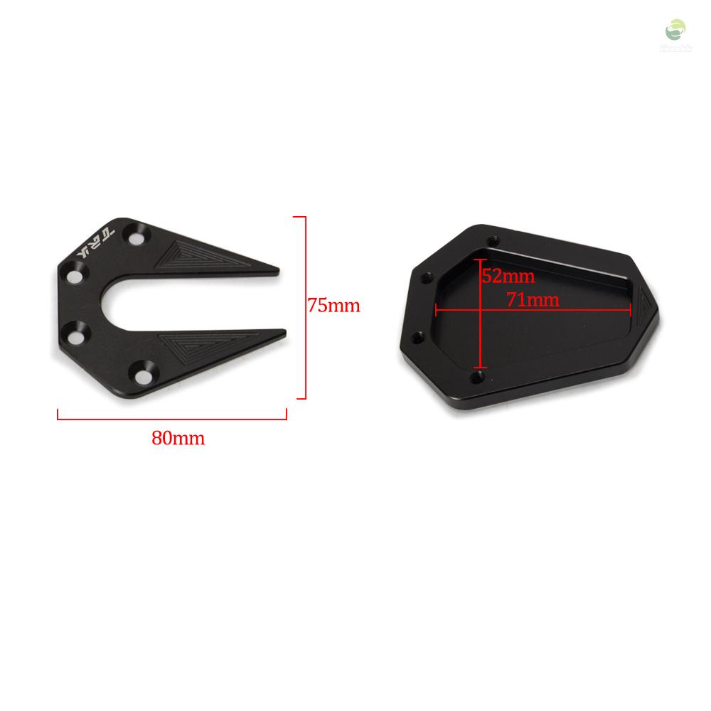 Đệm mở rộng chân chống xe máy nhôm CNC thay thế dành cho Benelli TRK 502 2017-2018