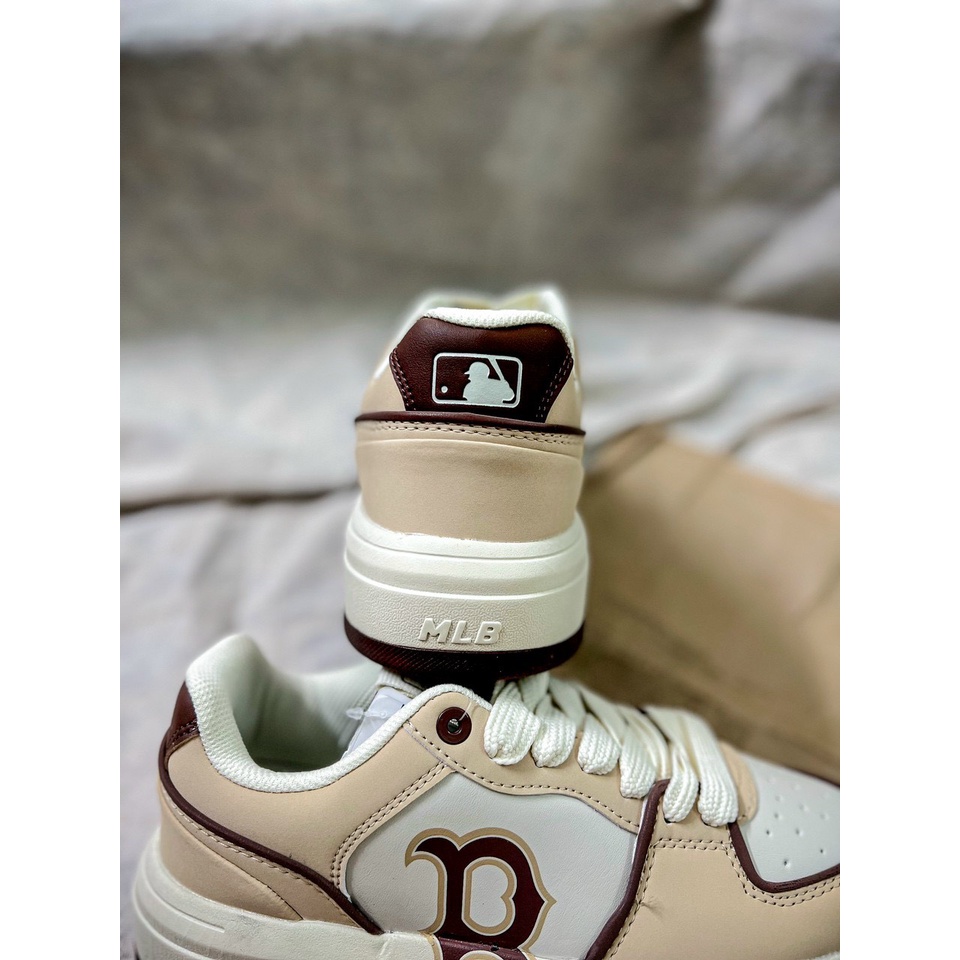 Giày thể thao nam nữ MLB Chunky Liner 2022 đủ 4 màu đế tăng chiều cao, bản cao cấp chất liệu da in 3D, full phụ kiện