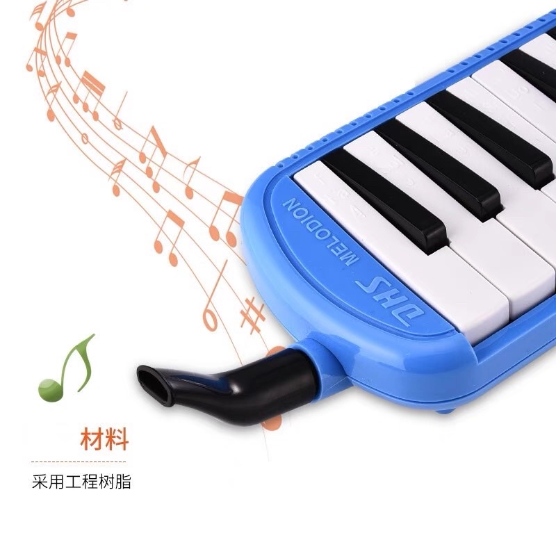 Kèn phím Melodion - Melodica DHS 32 & 37 phím kèm ống thổi dài, túi đựng