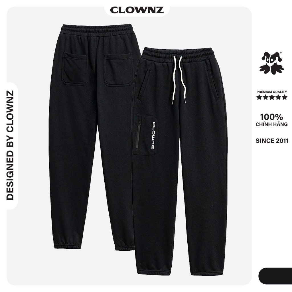 Quần jogger local brand Clownz Original Sweatpants form rộng, chất cotton