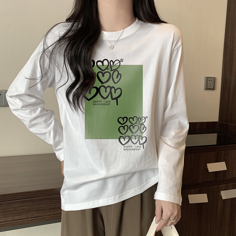 NRVP Áo Thun Nữ Dài Tay Thời Trang Hàn Quốc 2023