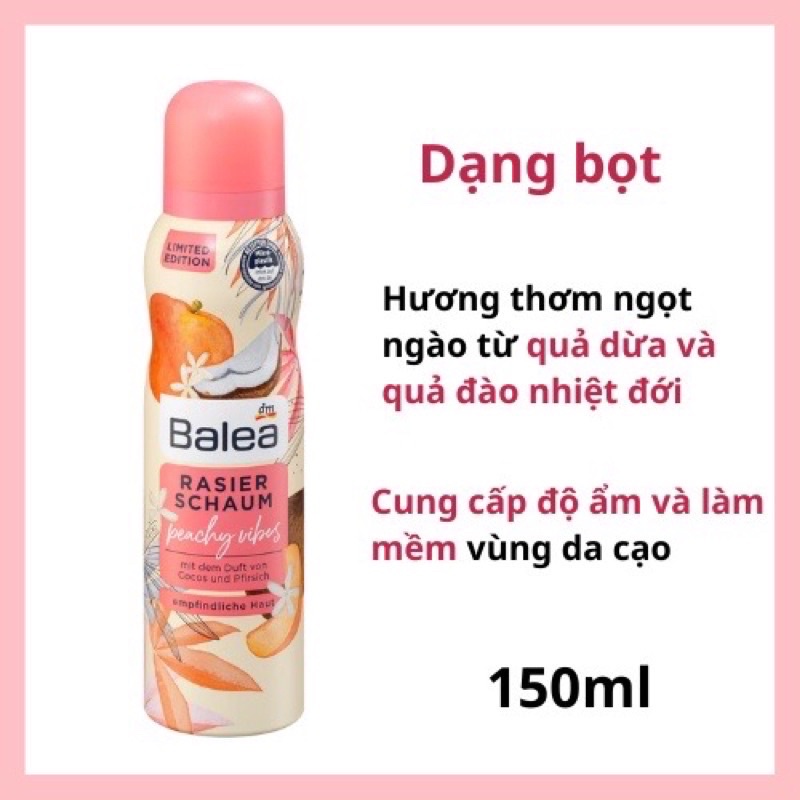 KEM/BỌT/GEL TẨY LÔNG VÀ KEM DƯỠNG SAU WAX LÀM DỊU DA, ỨC CHẾ MỌC LÔNG BALEA .