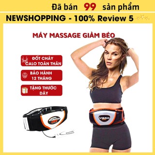 Đai rung nóng masage giảm tan mỡ bụng - máy rung nóng masage đau mỏi vai gáy