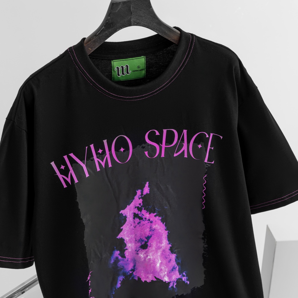 Áo Thun LocalBrand Mymospace " Sacred Flame " # Black