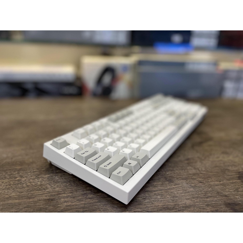 Bàn Phím Cơ Leopold FC980M PD BT White Grey Bluetooth - Hàng chính hãng