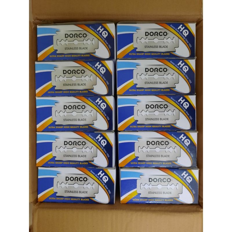 100cai Dao cạo râu lưỡi tem droco st300 cho các barber các tiệm cắt tóc gội đầu