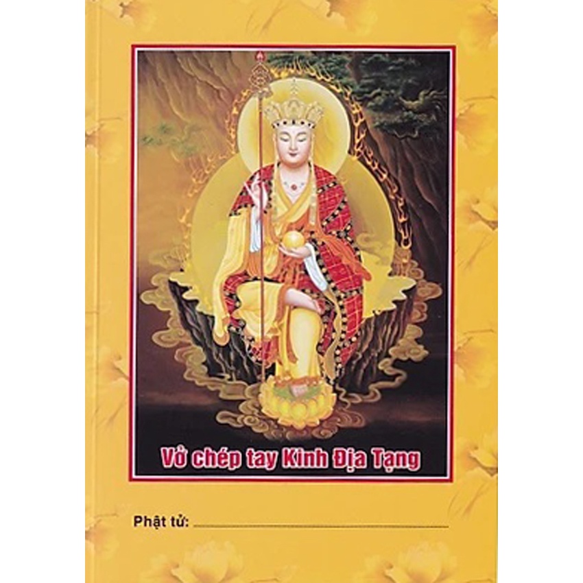 Combo sách Vở Chép Tay Kinh Địa Tạng + Kinh Địa Tạng Bồ Tát Bổn Nguyện Trọn Bộ (Bìa Mềm)|(HT)
