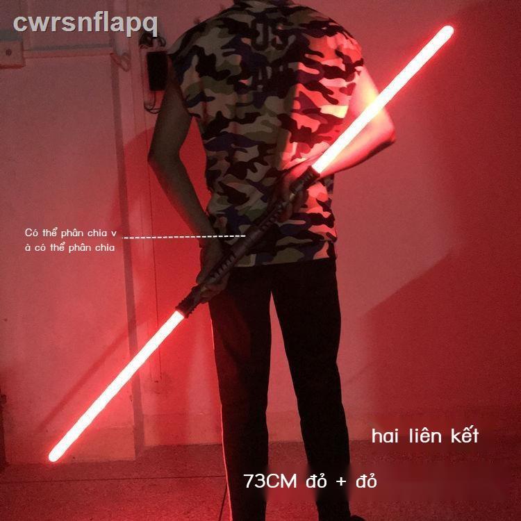 ♦ ✆  Sét 2 gậy phát sáng có âm thanh cực hay, Gậy ánh sáng đèn laser, kiếm đồ chơi phát