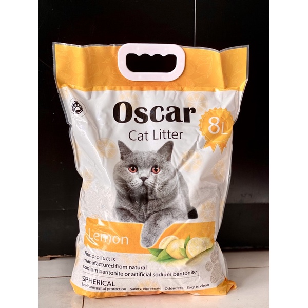 Cát vệ sinh cho mèo OSCAR túi 8L - Cát Oscar