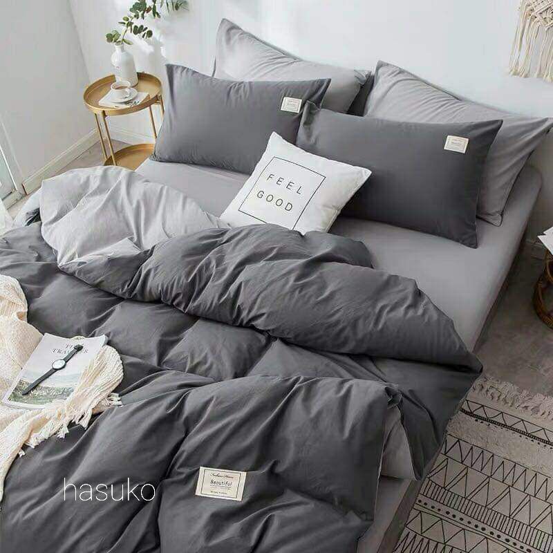Bộ chăn ga cotton Tici cao cấp HASUKO nhập khẩu Hàn Quốc đủ size đủ màu y