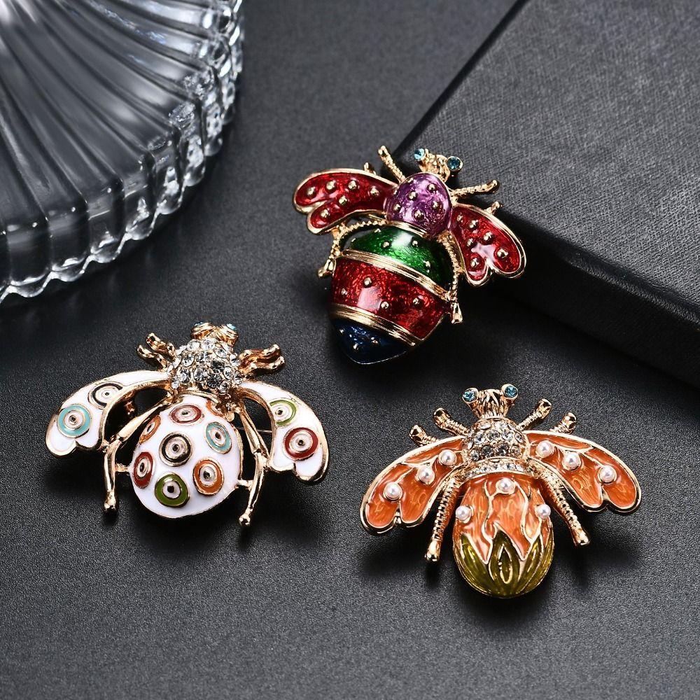 Ghim Cài Áo Bằng Hợp Kim Dầu Khô Độc Đáo Phong Cách Baroque Cổ Điển Cho Nữ