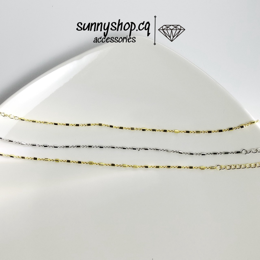 Vòng Tay Mạ Bạc 925 Kiểu Dáng Mắt Xích Đơn Giản Sunny -VT01
