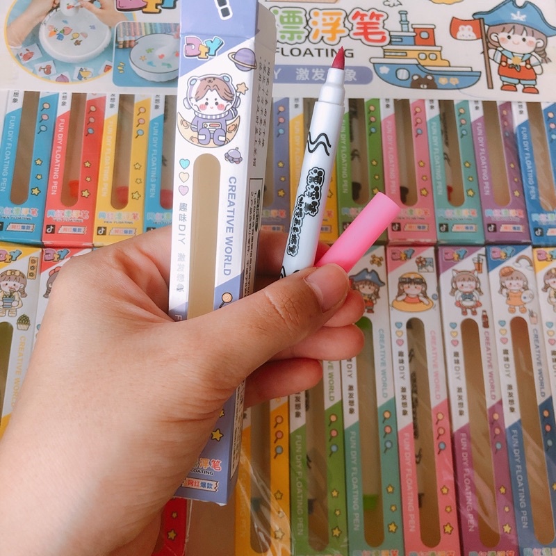 sỉ hộp 24 chiếc chút ma thuật, màu nổi trên mặt nước sáng tạo