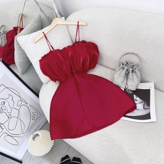 ĐẦM ĐỎ BÈO NGỰC PHỒNG 2 DÂY GẮN NÚT