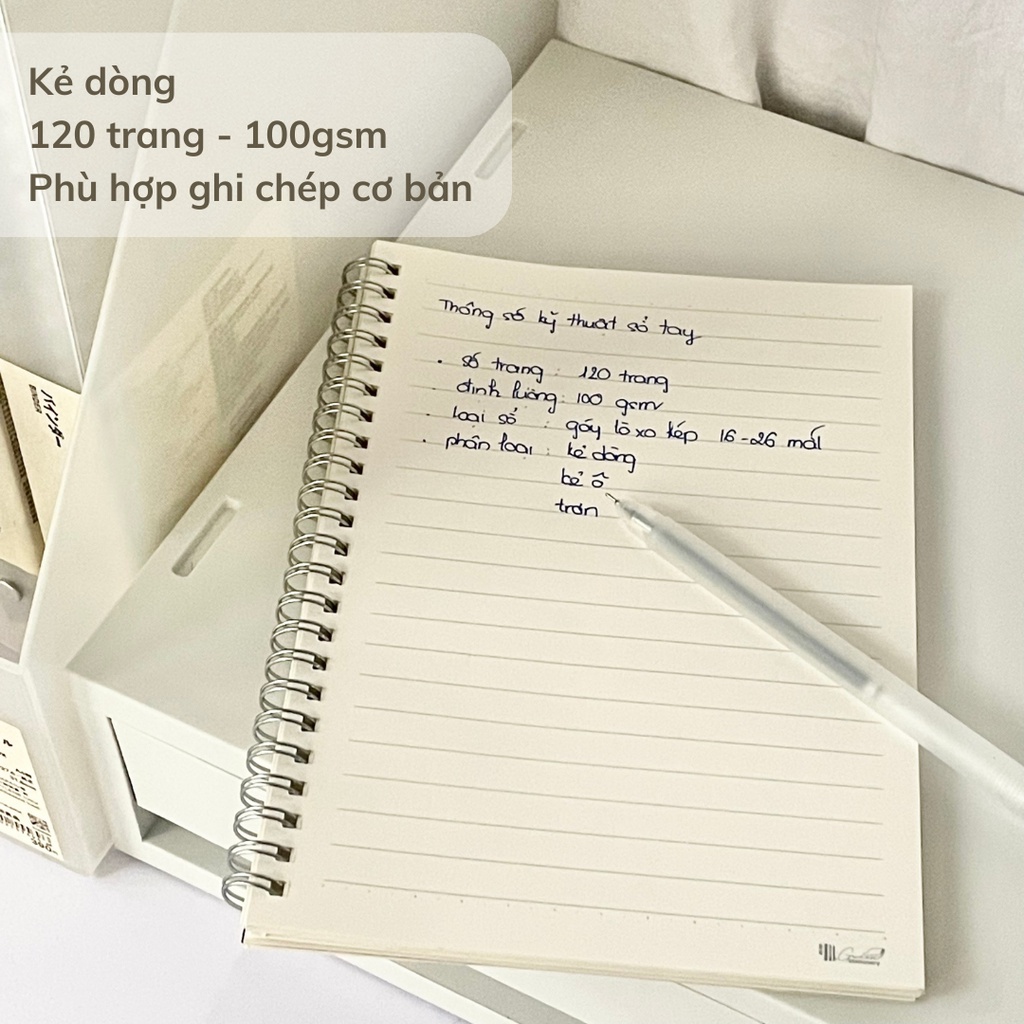 Sổ tay cỡ A5 mèo Nhật Bản đang nằm 120 trang_Guden Stationery