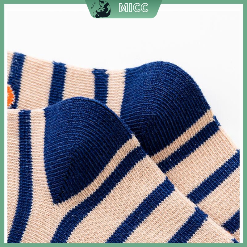 Set 5 Đôi Vớ Cotton Thoải Mái Dễ Thương Cho Bé 1-12 Tuổi