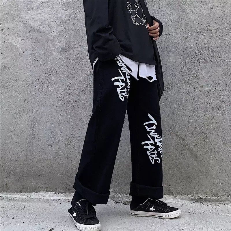 QUẦN BAGGY ỐNG RỘNG NAM NỮ -TAN-DÁNG SUÔNG PHONG CÁCH HÀN QUỐC -QJ012-THỜI TRANG UNISEX