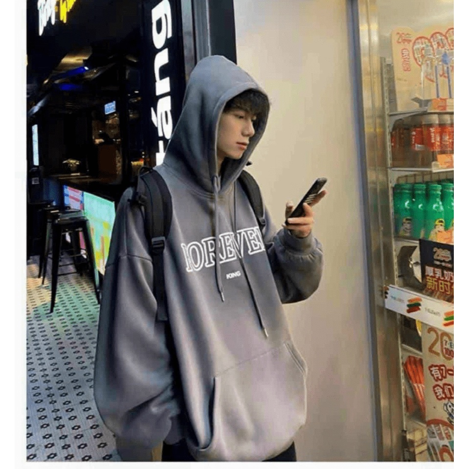 (HCM) ÁO KHOÁC NỈ HODDIES FORM RỘNG THỜI TRANG HÀN QUỐC - THU ĐÔNG GIỮ ẤM CƠ THỂ CHO CÁC BẠN TRẺ NAM NỮ ĐỀU MẶC ĐƯỢC KM