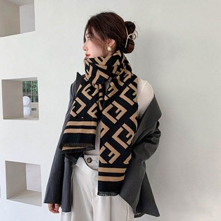 khăn choàng fendi khăn quàng cổ thời trang, khăn dạ ấm
