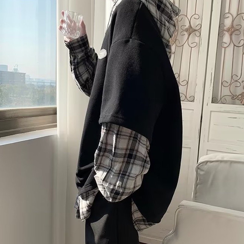 Áo Hoodie Dáng Rộng Phong Cách Đường Phố Cá Tính Cho Nam