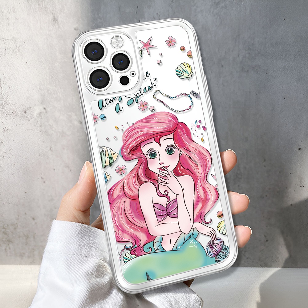Ốp Điện Thoại Trong Suốt In Hình Công Chúa Aladdin Cho iphone 14ProMax 14Plus 13 11 12 7 Plus X XR