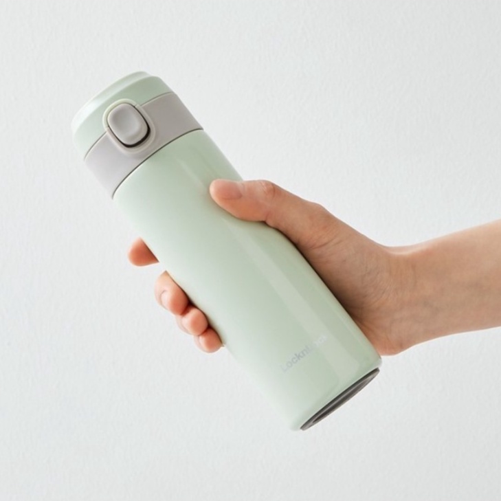 Bình nước giữ nhiệt nóng lạnh màu pastel LocknLock Daily Pop One Touch Tumbler 350ml