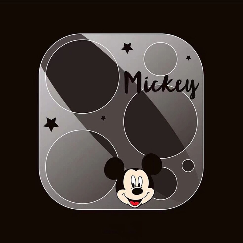 Kính Cường Lực Bảo Vệ Camera In Hình Hoạt Hình Đáng Yêu HD Cho iPhone 14 13 12 11 Pro Max Plus Sự Bảo Vệ