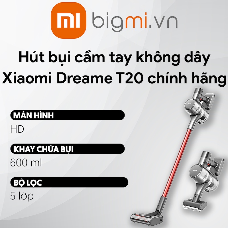 Hút bụi cầm tay không dây T20/ T30 chính hãng