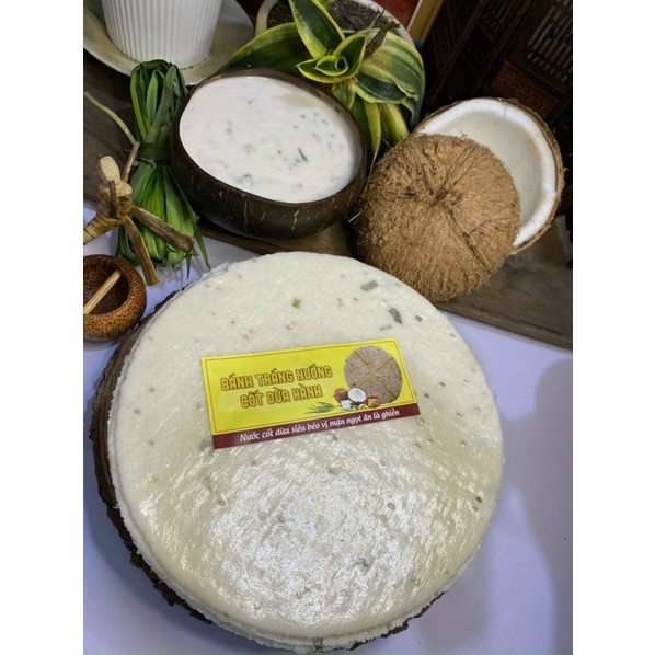 Bánh Tráng nướng cốt dừa hanh ( 1Sấp 10 cái)
