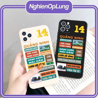 Ốp iphone ốp lưng iphone viền vuông Tỉnh thành Quảng Ninh 14 độc đáo dành cho ip6 đến ip14promax- li110