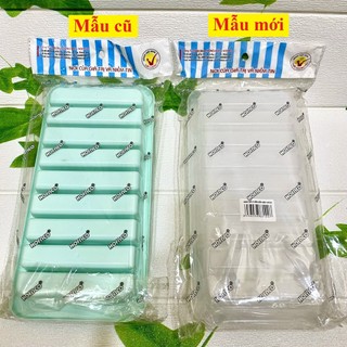 Khay đá nắp đậy 9 viên hpl51 - khuôn trữ thức ăn dặm cho bé có nắp đậy hofaco