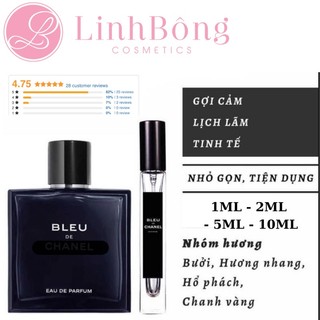 Nước hoa bleu de edp các size
