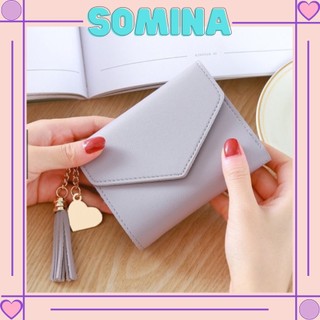 Ví nữ mini cao cấp ngắn cute nhỏ gọn bỏ túi thời trang giá rẻ phụ kiện thời trang SOMINA