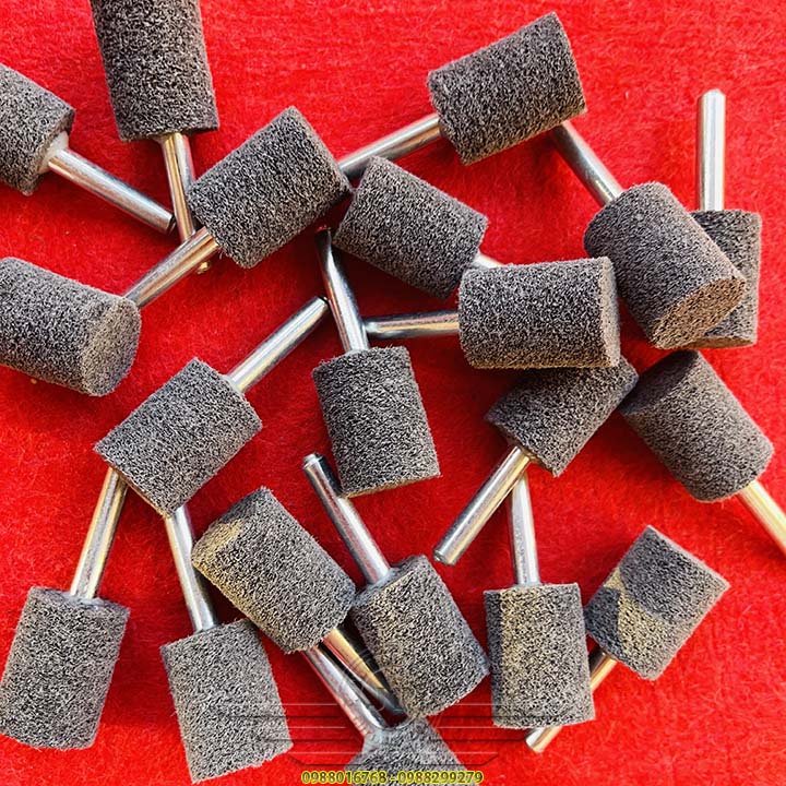 COMBO 10 Nỉ Xám Đánh Bóng, Tạo Xước Inox Hình Trụ